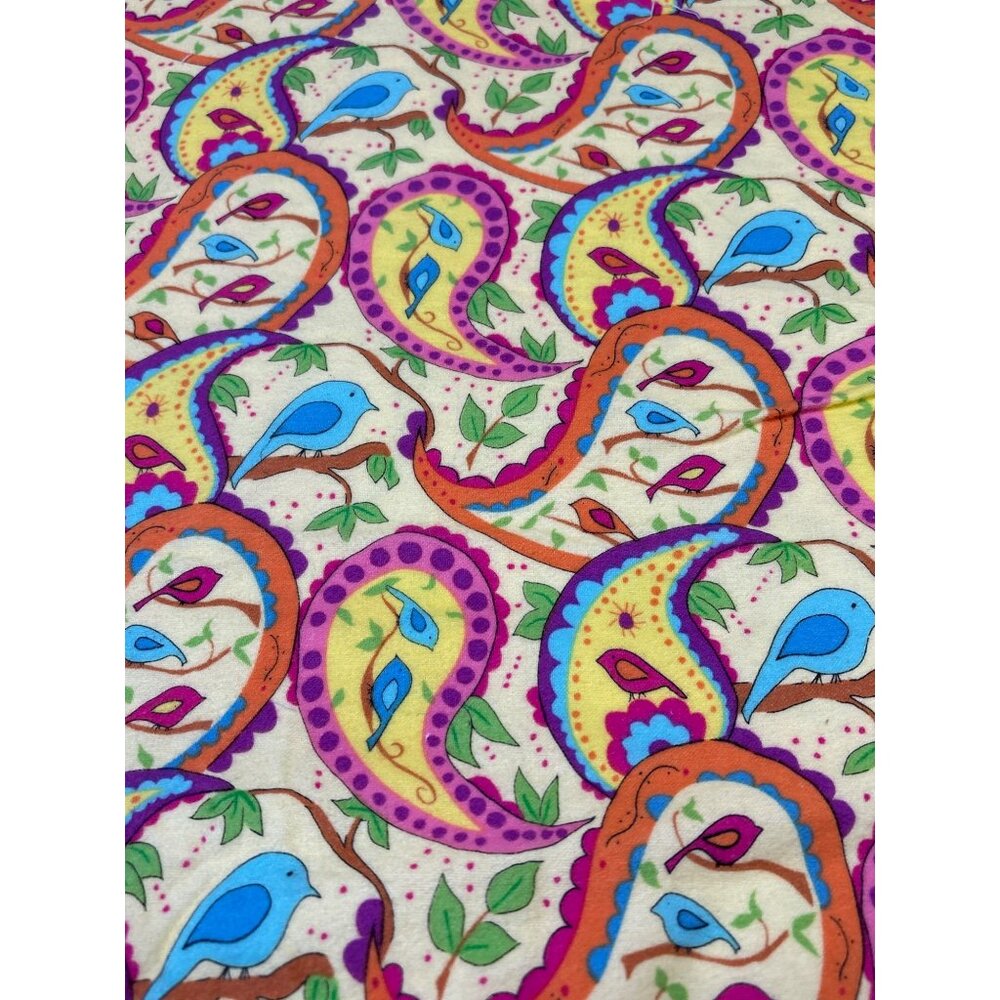 1/2 yard of Jaeda Lily TDF 10 Paisley Cotton Fabric Sewing Quilting